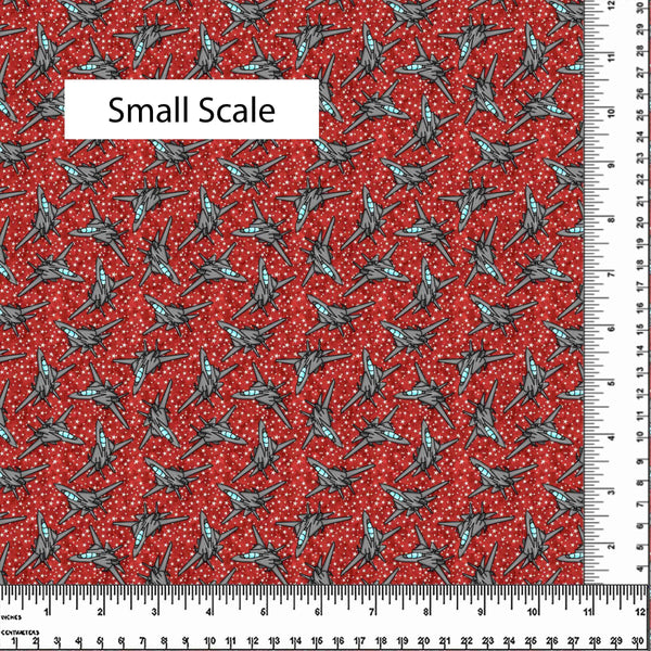 Top Gun Planes Red Stars