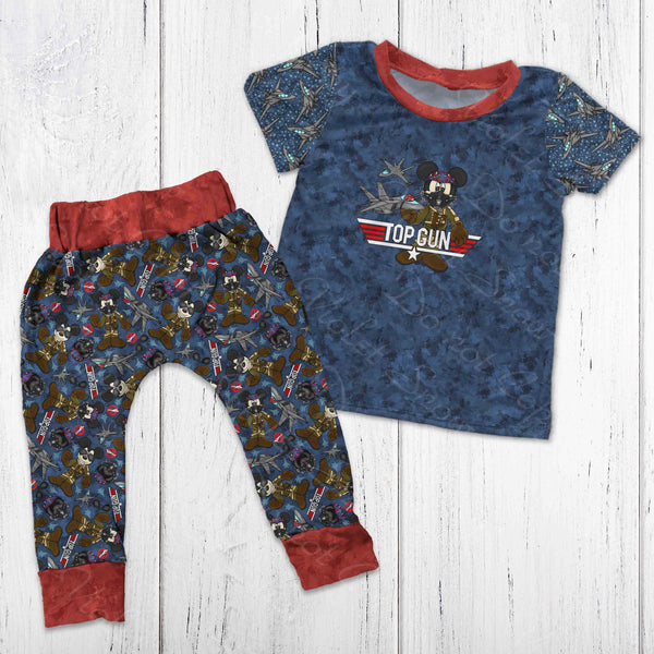 Top Gun Mick Maverick Blue Panel